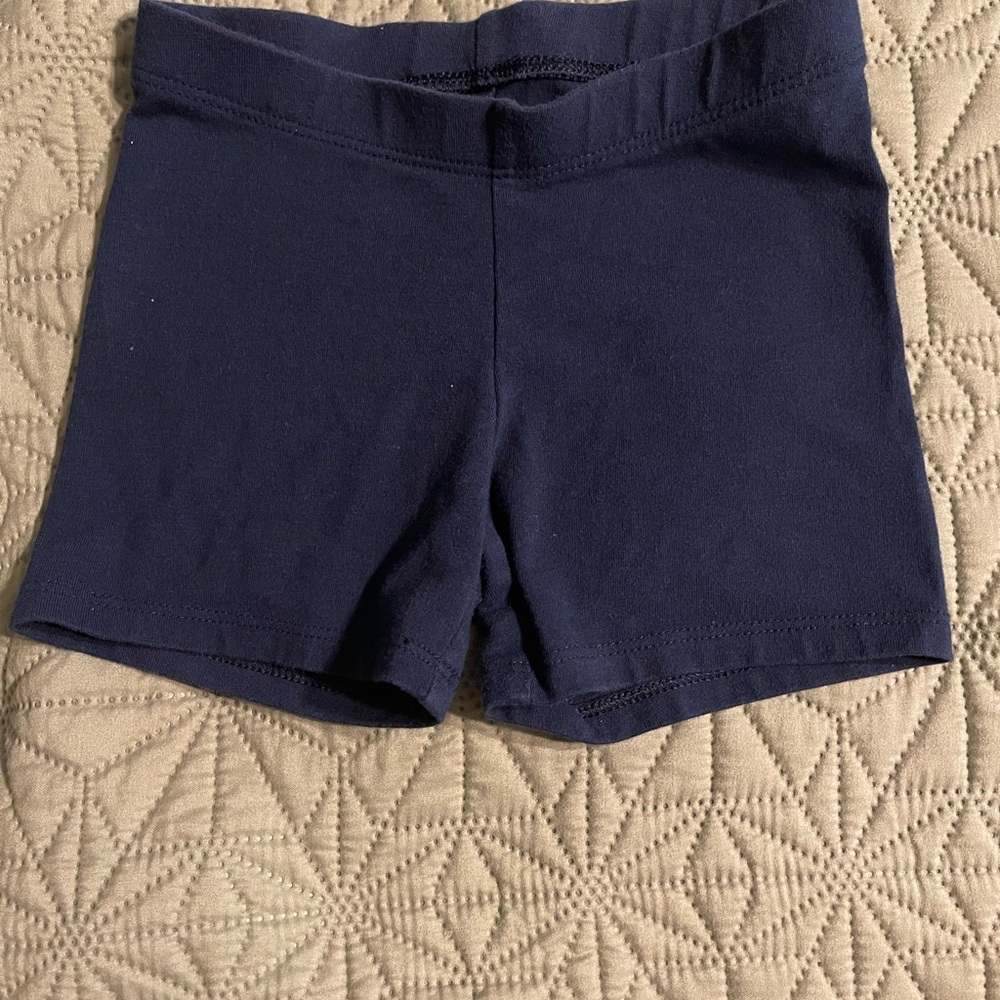 Girl’s Navy Blue Biker Shorts